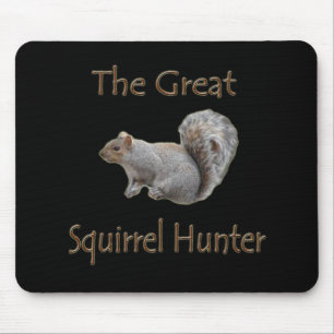 Tapis De Souris Le grand gris de chasseur d'écureuil