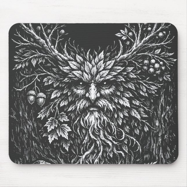 Tapis De Souris Le Green Man par BurnsInHell (Devant)