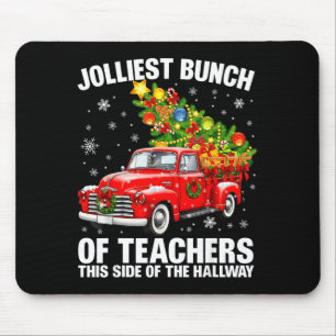 Tapis De Souris Le groupe le plus joyeux de camion rouge de profes