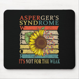 Tapis De Souris Le guerrier du syndrome d'Asperger