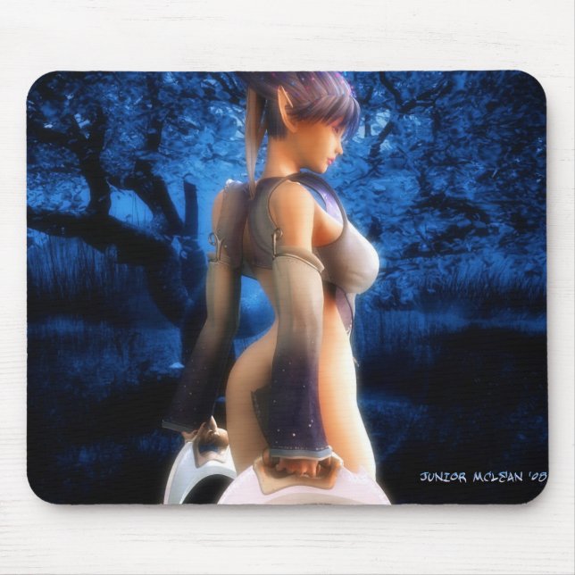 Tapis De Souris Le guerrier enchanté Mousepad (Devant)
