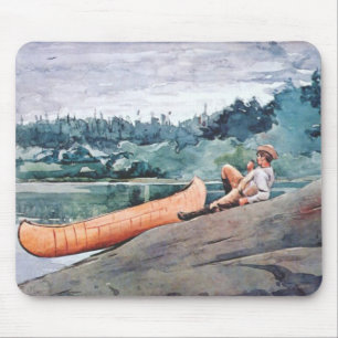 Tapis De Souris Le guide de la nature sauvage (par Winslow Homer)