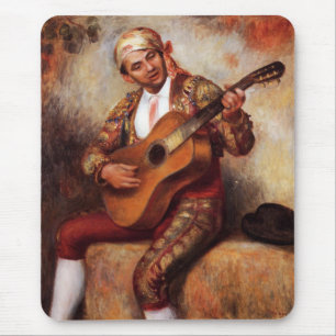 Tapis De Souris Le guitariste espagnol (par Pierre-August Renoir)