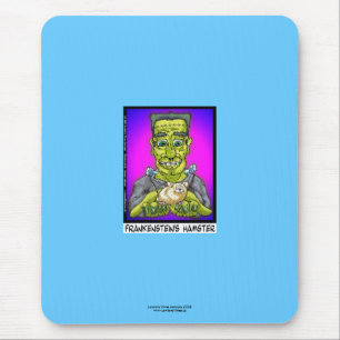 Tapis De Souris Le Hamster de Frankenstein Drôle Cartoon Pad