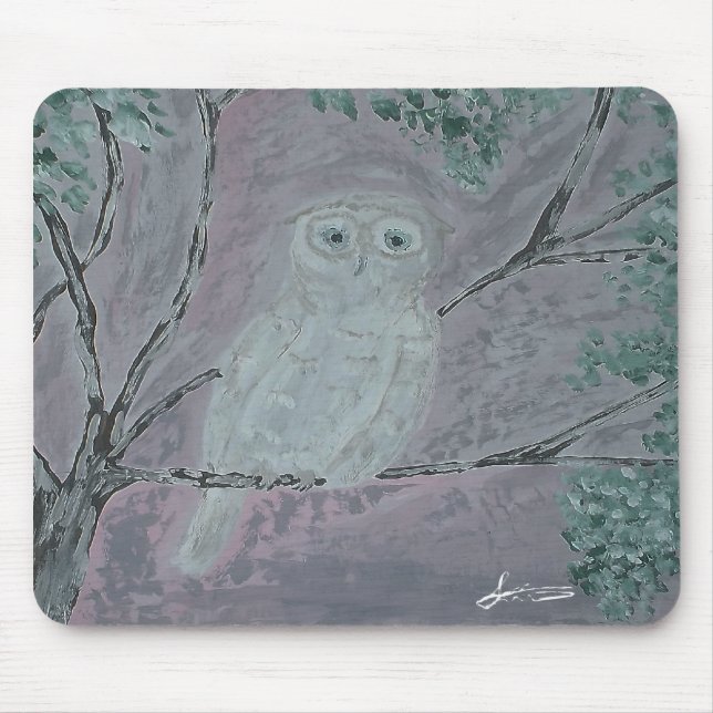 Tapis De Souris Le hibou Mousepad (Devant)