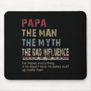 Tapis De Souris Le Homme Le Mythe Le Mauvais Influence T-Shirt Pèr