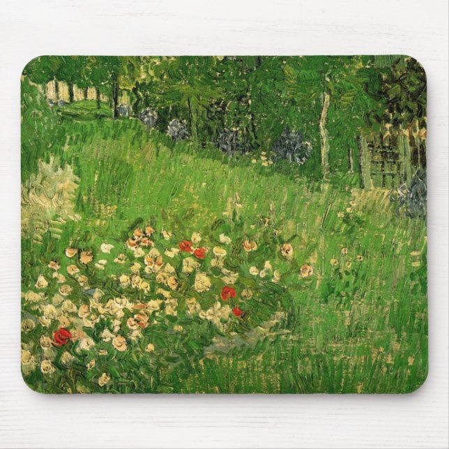 Tapis De Souris Le jardin de Daubigny - Vincent van Gogh (Devant)