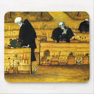 Tapis De Souris Le jardin de la mort par Hugo Simberg 1896