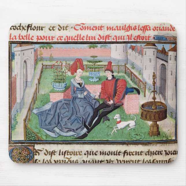 Tapis De Souris Le jardin de l'amour (Devant)