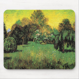 Tapis De Souris Le jardin des poètes par Vincent van Gogh.