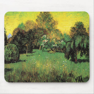 Tapis De Souris Le jardin des poètes par Vincent van Gogh