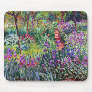 Tapis De Souris Le jardin d'Iris à Giverny, Claude Monet