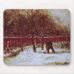 Tapis De Souris Le jardin du presbytère à Nuenen par Vincent van G