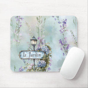 Tapis De Souris Le Jardin (jardin) Plutôt Fleurs violettes