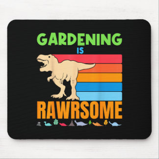 Tapis De Souris Le jardinage est génial Cadeau de dinosaure de jar