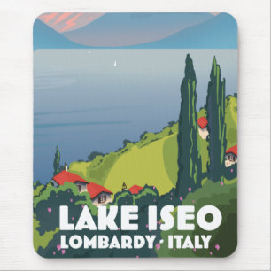 Tapis De Souris Le lac d'Iseo, Lombardie