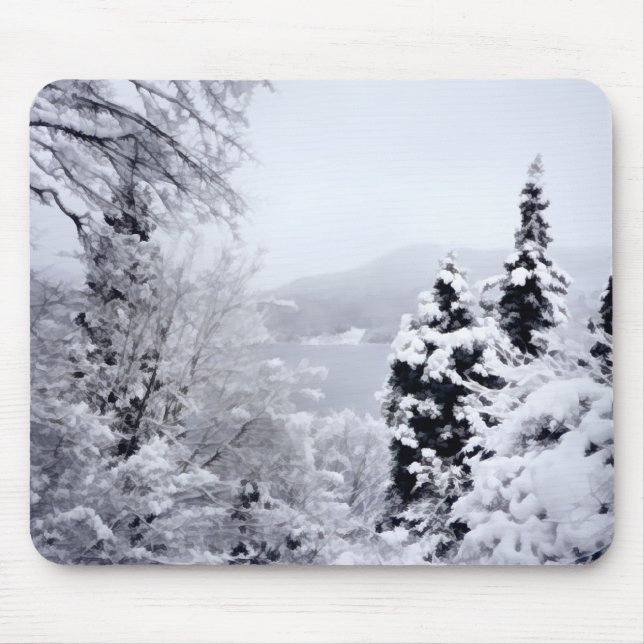 Tapis De Souris Le lac Nojiri Mousepad (Devant)