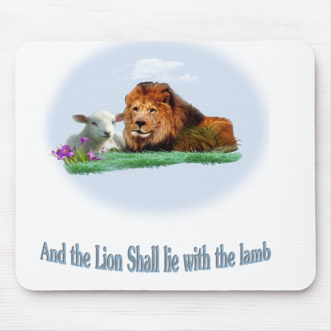 Tapis De Souris Le lion et l'agneau (Devant)