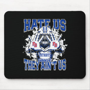 Tapis De Souris Le Logo Des Patriotes De Fort Dorchester Nous Hait
