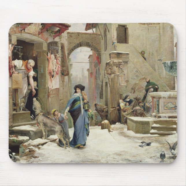 Tapis De Souris Le loup de Gubbio, 1877 (Devant)