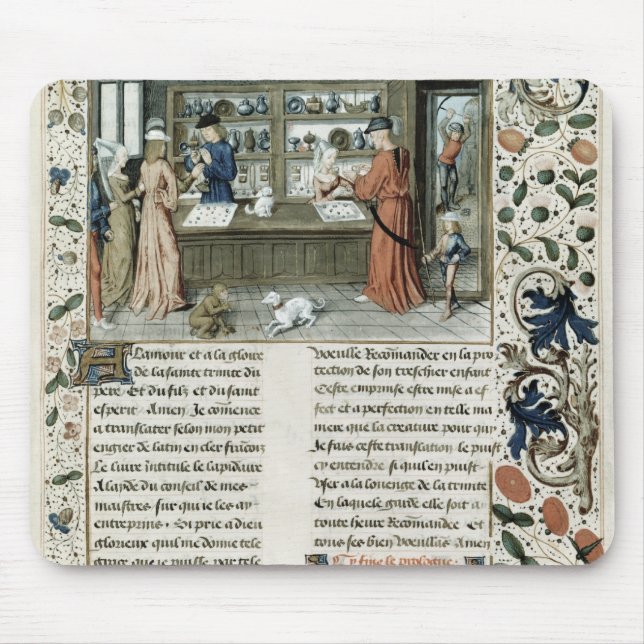 Tapis De Souris Le magasin du bijoutier, de Lapidaire de (Devant)