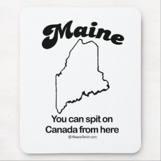 Tapis De Souris Le MAINE - T-shirts et vitesse "de DEVISE d'ÉTAT