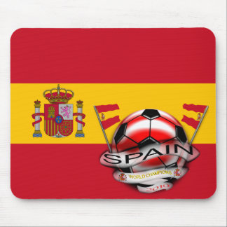 Tapis De Souris Le manteau de coupe du monde de l'Espagne du monde