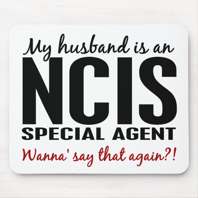 Tapis De Souris Le mari est un agent de NCIS (Devant)
