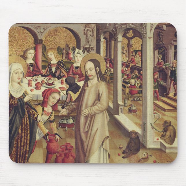 Tapis De Souris Le mariage chez Cana, c.1500 (Devant)