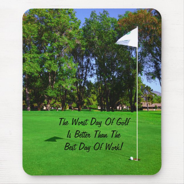 Tapis De Souris Le meilleur golf Mousepad de jour (Devant)