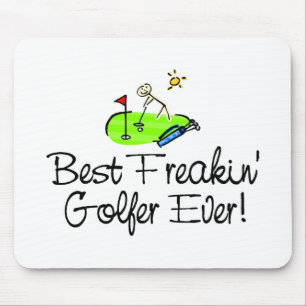 Tapis De Souris Le meilleur golfeur de Freakin toujours (1)
