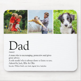 Tapis De Souris Le meilleur papa du monde définition Collage photo