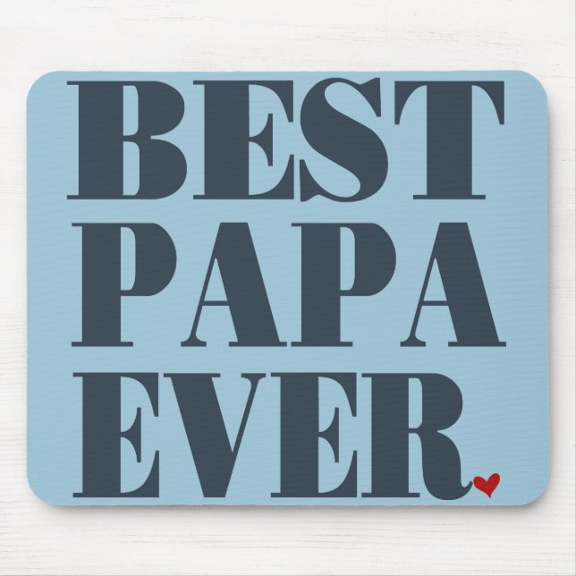 Tapis De Souris Le meilleur papa jamais Mousepad (Devant)