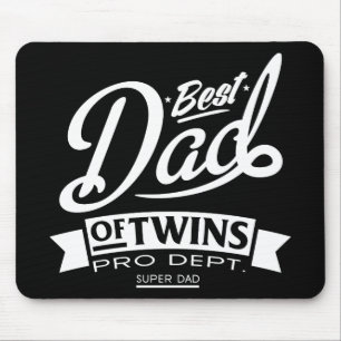 Tapis De Souris Le Meilleur Père Des Twins Pro Dept