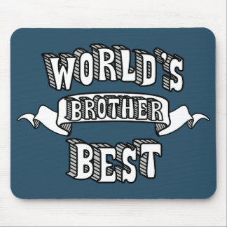 Tapis De Souris Le meilleur texte Mousepad de typographie du frère