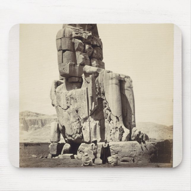 Tapis De Souris "Le Memnon vocal", statue colossale d'Amenhotep I (Devant)