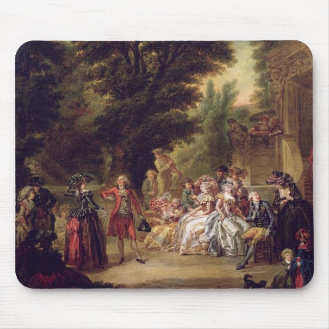 Tapis De Souris Le menuet sous le chêne, 1787 (Devant)