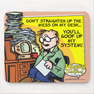 Tapis De Souris Le Mess Sur Mon Bureau