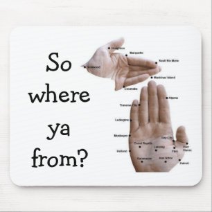 Tapis De Souris Le Michigan pratique "voyage" Mousepad !