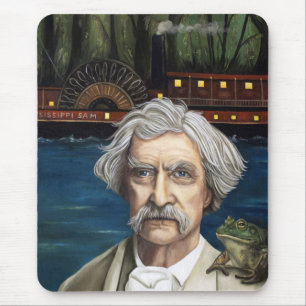 Tapis De Souris Le Mississippi Sam Aka Mark Twain