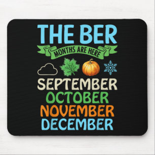 Tapis De Souris Le Mois Ber Est Ici Septembre Octobre Novembre