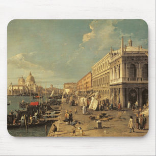 Tapis De Souris Le Molo et le Zecca, Venise (huile sur la toile)