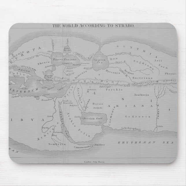 Tapis De Souris Le monde selon Strabo (Devant)