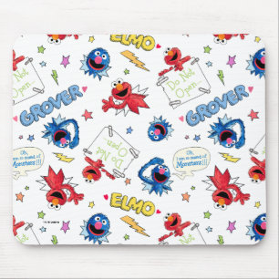 Tapis De Souris Le monstre à la fin de ce modèle d'histoire