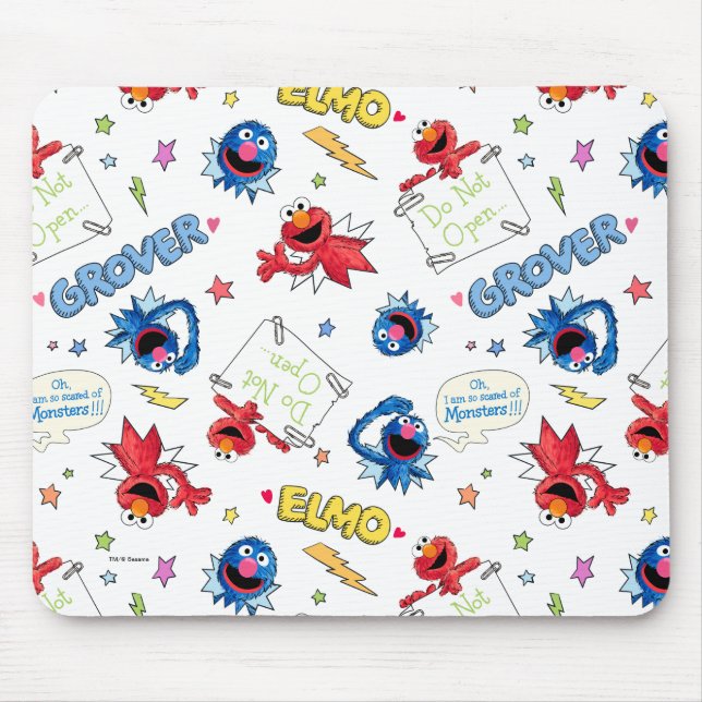 Tapis De Souris Le monstre à la fin de ce modèle d'histoire (Devant)