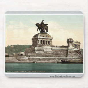 Tapis De Souris Le monument de William d'empereur, Coblence, le
