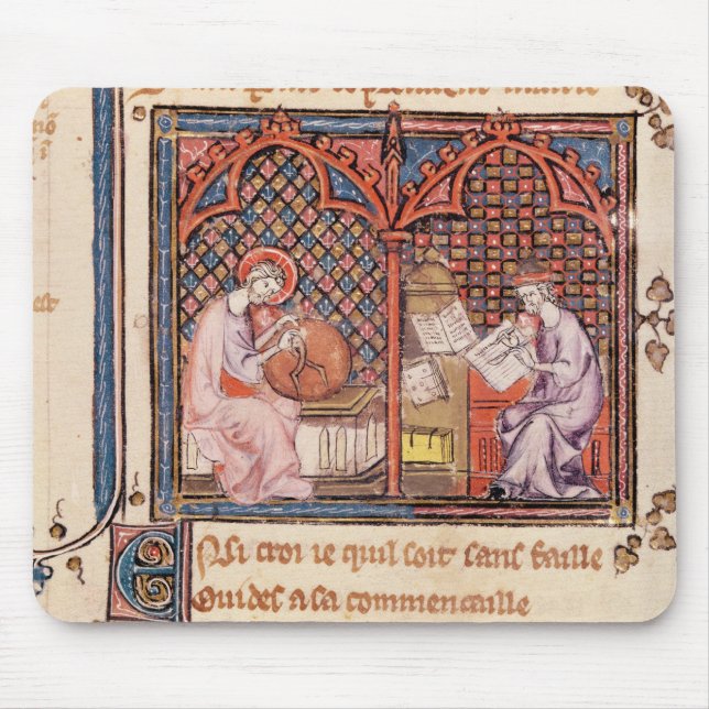 Tapis De Souris Le mot, créateur du monde et l'auteur (Devant)