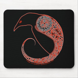 Tapis De Souris Le mousepad celtique de Morrigan Raven dans le