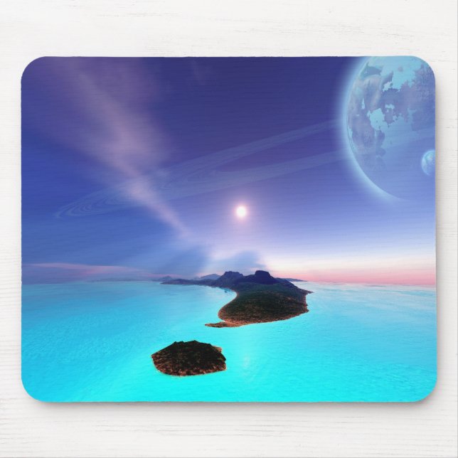 TAPIS DE SOURIS LE MOUSEPAD DU JARDIN DE NEPTUNE (Devant)