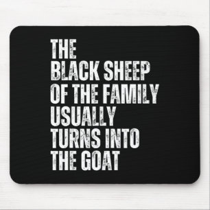 Tapis De Souris Le Mouton Noir De La Famille Se Transforme Habitue